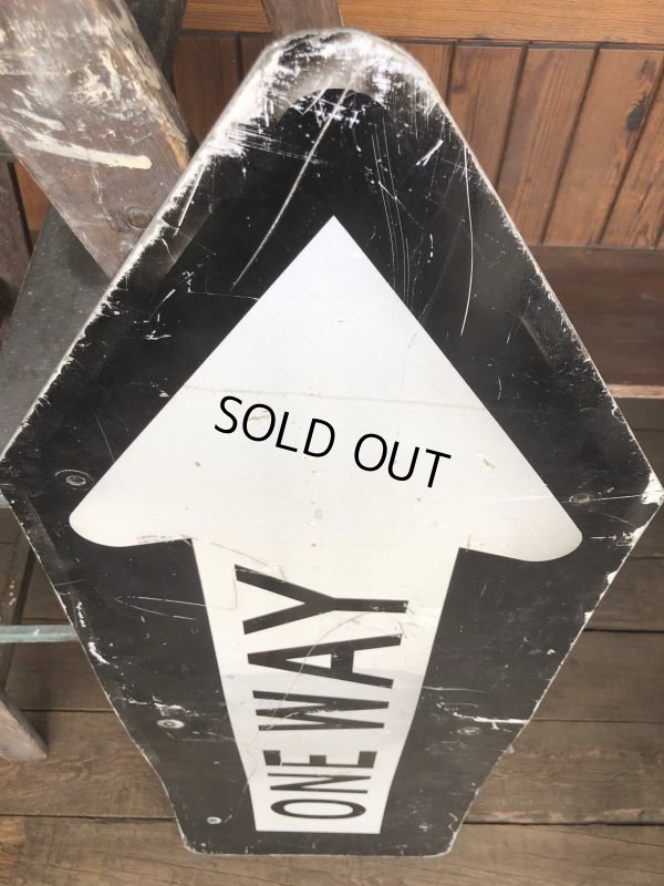 画像3: Vintage Road Sign ONE WAY (T227)