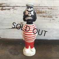 Vintage Soaky Bobble Bath bottle Popeye's Brutus (T241)