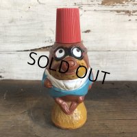 Vintage Soaky Bobble Bath bottle Morocco Mole (T239)