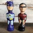 画像2: Vintage Soaky Bobble Bath bottle BATMAN & ROBIN Set (T240) (2)