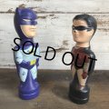 Vintage Soaky Bobble Bath bottle BATMAN & ROBIN Set (T240)