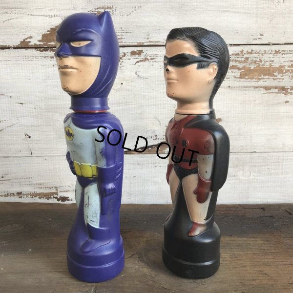 画像5: Vintage Soaky Bobble Bath bottle BATMAN & ROBIN Set (T240)