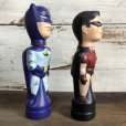 画像3: Vintage Soaky Bobble Bath bottle BATMAN & ROBIN Set (T240)