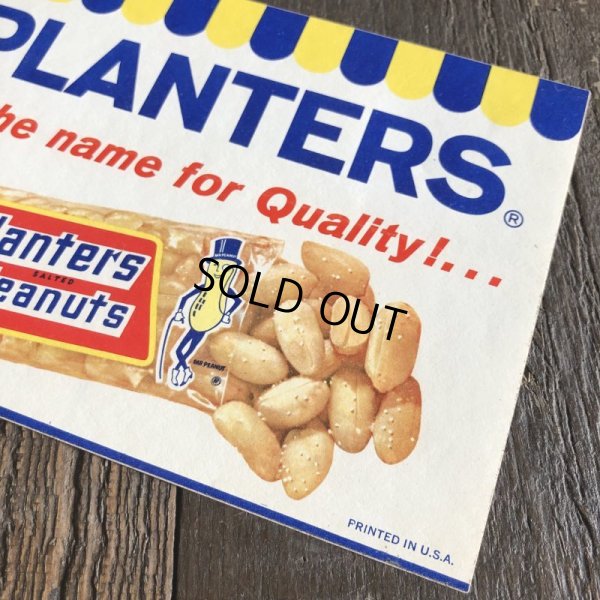 画像3: 1960s Vintage Advertising Store Decals Sign Planters Mr.Peanuts (T235)