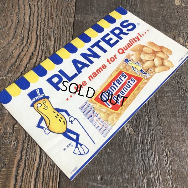 画像5: 1960s Vintage Advertising Store Decals Sign Planters Mr.Peanuts (T235)