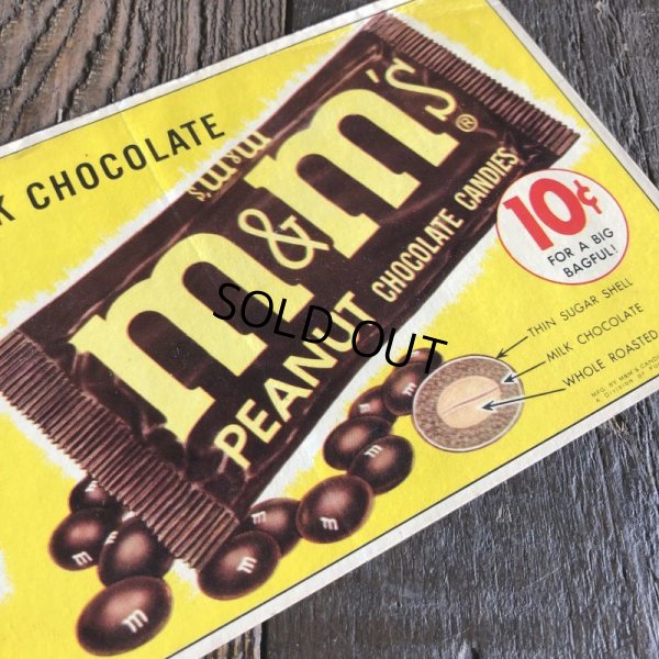 画像6: 1960s Vintage Advertising Store Decals Sign M&M's (T234)