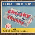 画像4: 1960s Vintage Advertising Store Decals Sign Chunky Chocolate Bar (T236)