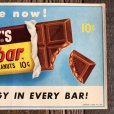 画像3: 1960s Vintage Advertising Store Decals Sign Hershey's Mr.Goodbar (T233) (3)