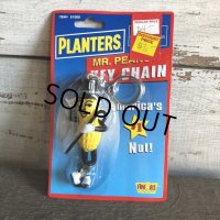 Vintage Planters Mr. Peanut Keychain (T249)