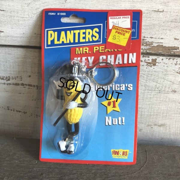 画像1: Vintage Planters Mr. Peanut Keychain (T249)