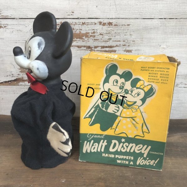 画像4: 50s Vintage GUND Walt Disney Hand Puppet Mickey (T252)