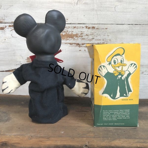 画像3: 50s Vintage GUND Walt Disney Hand Puppet Mickey (T252)
