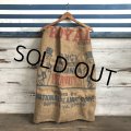 Vintage Planters Mr. Peanut Burlap Bag (T269)