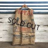 Vintage Planters Mr. Peanut Burlap Bag (T269)