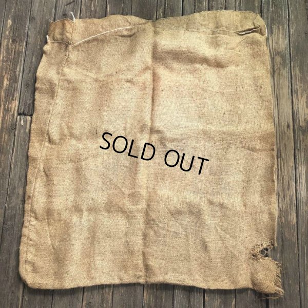 画像3: Vintage Planters Mr. Peanut Burlap Bag (T269)