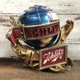 画像2: Vintage 70s Schlitz Beer Spinning Globe Motion Lighted Sign (T271) (2)