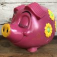 画像5: 70s Vintage Psychedelic Hippi Pig Piggy Bank BIG SIZE (T285)