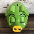 画像7: 70s Vintage Psychedelic Hippi Pig Piggy Bank BIG SIZE (T284)