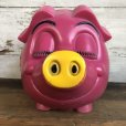 画像6: 70s Vintage Psychedelic Hippi Pig Piggy Bank BIG SIZE (T285)