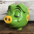 画像5: 70s Vintage Psychedelic Hippi Pig Piggy Bank BIG SIZE (T284)