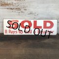 Vintage Sign SOLD It Pay to call a Realtor (T288)