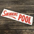 画像4: Vintage Sign SWIMING POOL (T286)