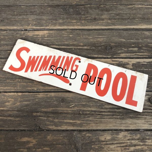 画像4: Vintage Sign SWIMING POOL (T286)