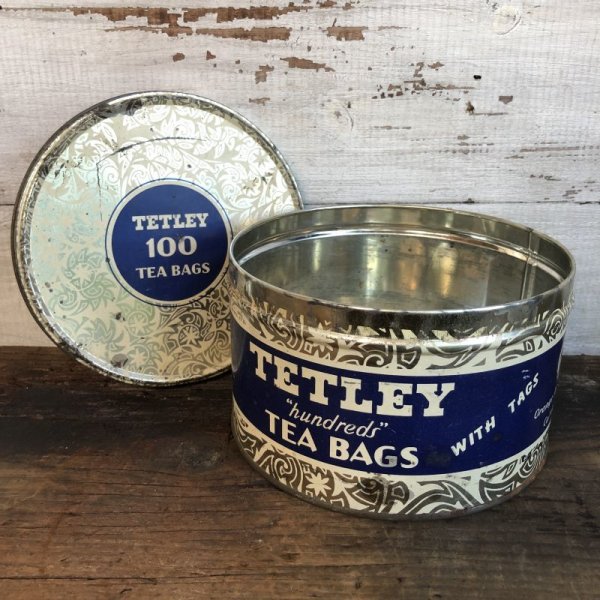 画像2: Vintage Can TETLEY Hundreds TEABAGS (T936) 