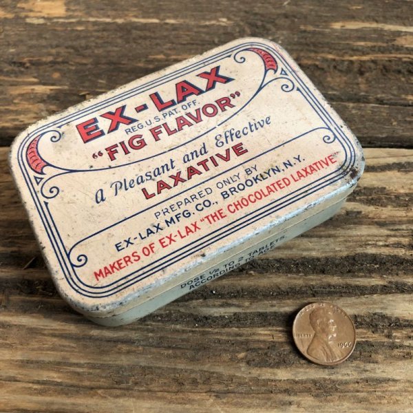 画像1: Vintage Can EX-LAX FIG FLAVOR (T940) 