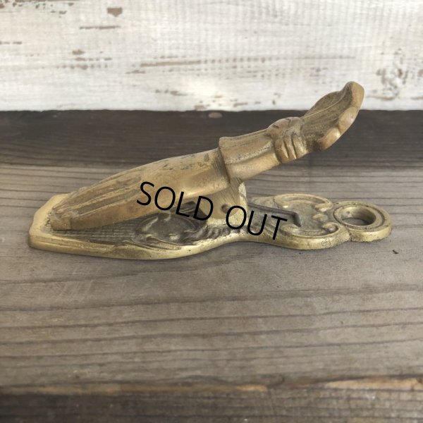 画像5: Vintage Brass Gloved Hand Clip JAPAN (T293)