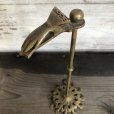 画像10: Vintage Brass Gloved Hand Clip Stand JAPAN (T294)