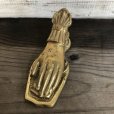 画像2: Vintage Brass Gloved Hand Clip JAPAN (T293) (2)