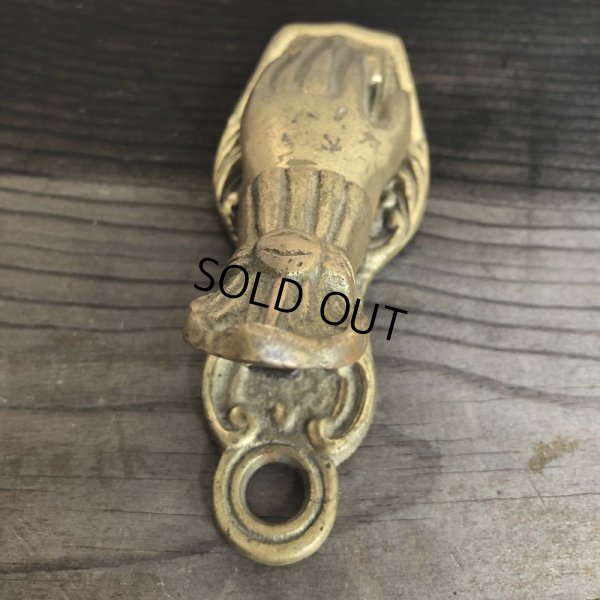 画像7: Vintage Brass Gloved Hand Clip JAPAN (T293)