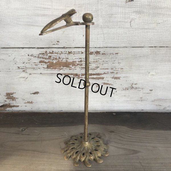 画像5: Vintage Brass Gloved Hand Clip Stand JAPAN (T294)