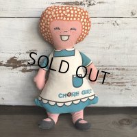 Vintage Chore Girl Pillow Doll  (T296) 　