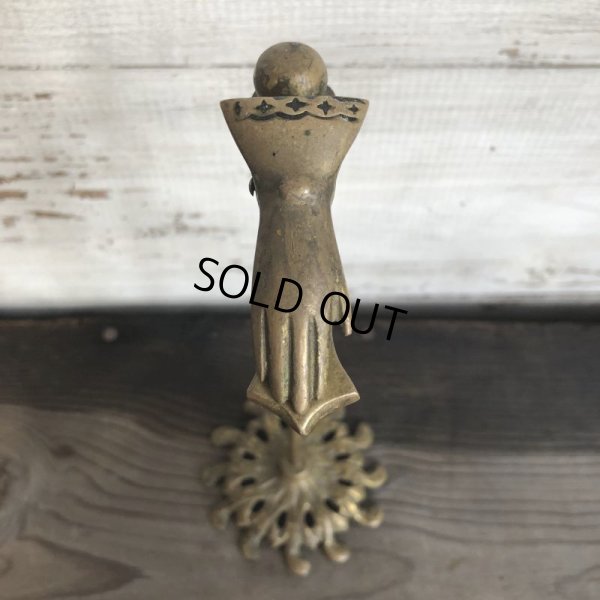 画像6: Vintage Brass Gloved Hand Clip Stand JAPAN (T294)