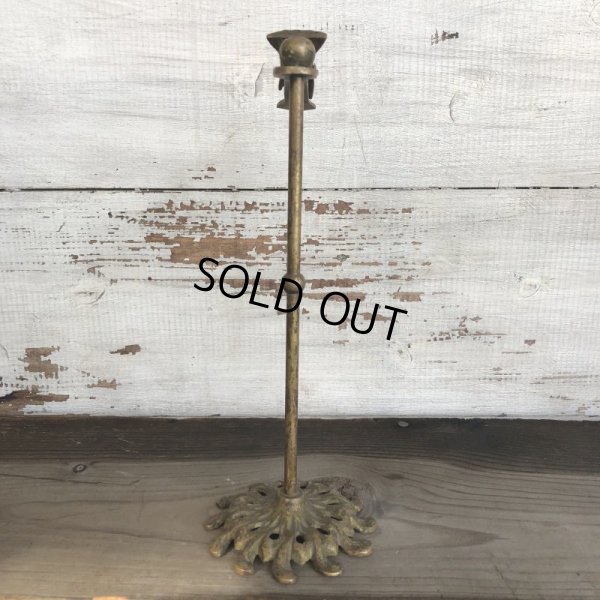 画像4: Vintage Brass Gloved Hand Clip Stand JAPAN (T294)