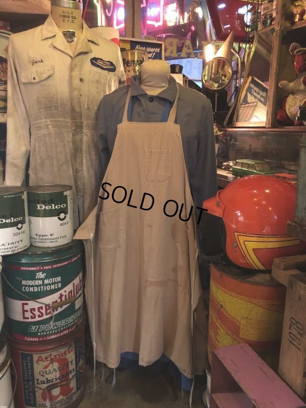 画像6: Vintage Advertising Work Apron (T302)