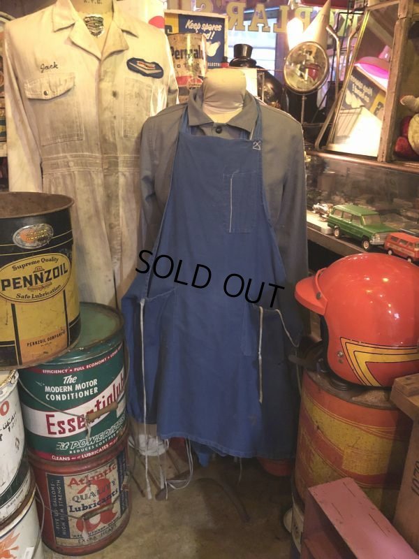 画像7: Vintage Advertising Work Apron (T300)