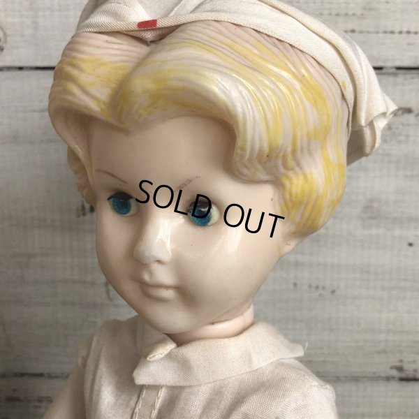 画像7: Vintage Red Cross Nurse Plastic Statue War Memorabilia 47cm (T309) 　