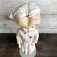 画像8: Vintage Red Cross Nurse Plastic Statue War Memorabilia 47cm (T309) 　