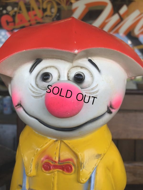 画像9: Vintage Play Pal Plastic Coin Bank For A Rainy Day (T328) 