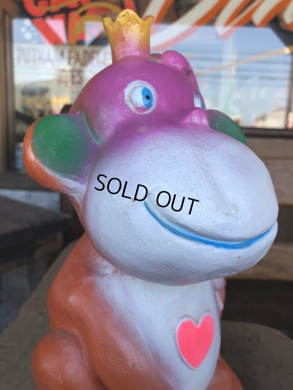 画像6: Vintage BDS Plastic Coin Bank Heart Monkey (T326) 