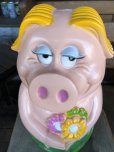 画像11: Vintage My toy Inc Plastic Coin Bank Lady Piggy (T337) 