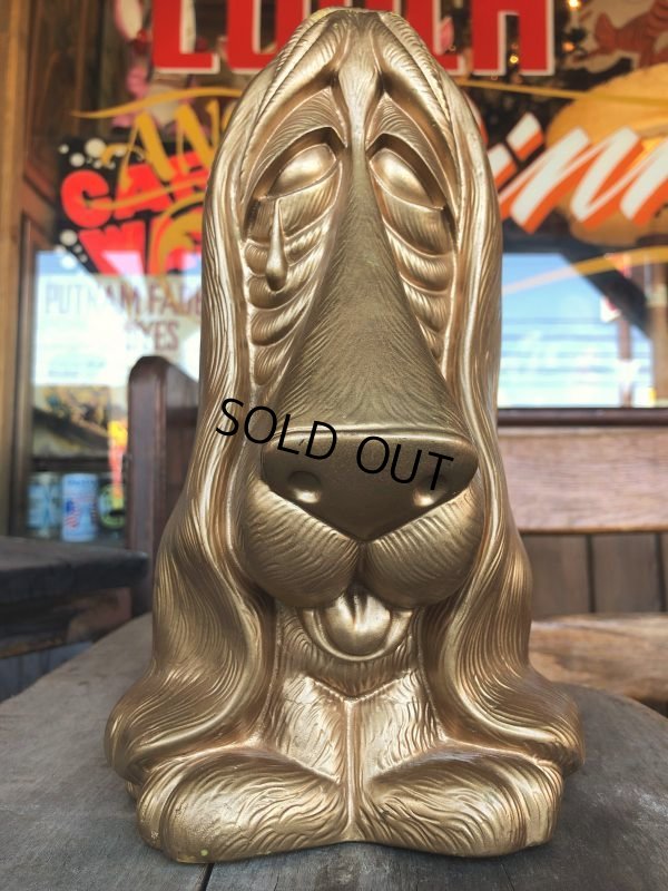 画像6: 70s Vintage My Toy Plastic Bank Basset hound SAD EYE DOG (T322) 