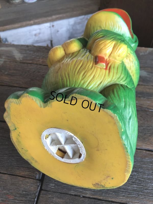 画像9: Vintage Psychedelic Hippie Frog Piggy Bank Green (T323) 