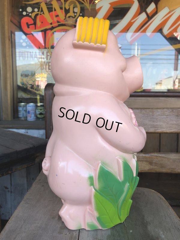 画像4: Vintage My toy Inc Plastic Coin Bank Lady Piggy (T337)