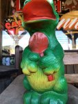 画像7: Vintage Psychedelic Hippie Frog Piggy Bank Green (T323) 