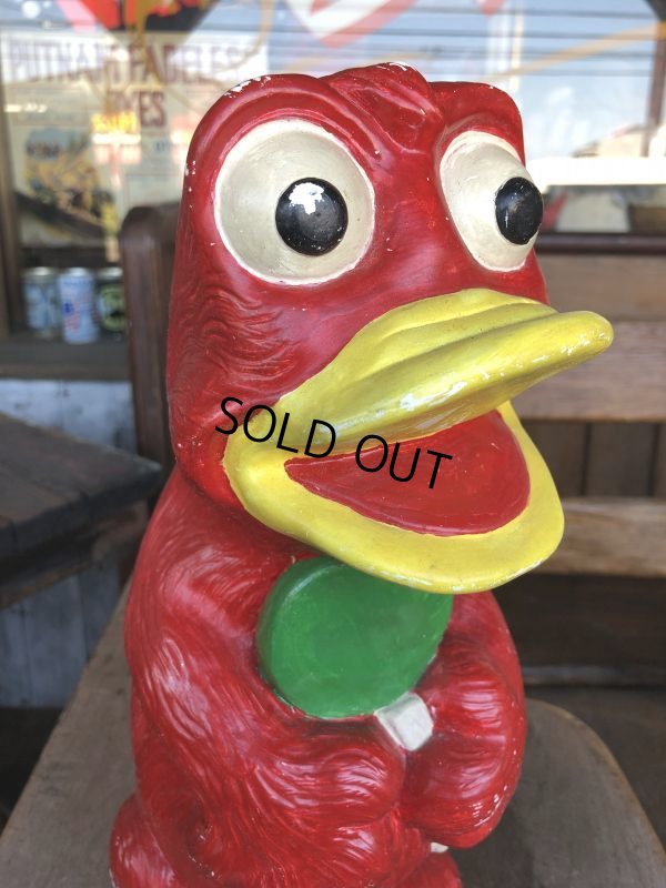 画像7: Vintage Psychedelic Hippie Frog Piggy Bank Red (T324) 