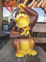 Vintage Banker systems Plastic Coin Bank Happy Monkey (T325) 